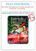 Test Bank for  Essentials of Human Anatomy & Physiology 13th Edition by Elaine N&period; Marieb & Suzanne M&period; Keller &vert; All Chapters 1-16 &vert; ISBN 9780135624340 &vert; Anatomy and Physiology Exam Prep 2026&sol;2027