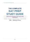 The Ultimate SAT Study Guide 