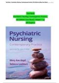 Psychiatric Nursing&colon; Contemporary Practice &lpar;7th Edition&rpar; &ndash; Complete Test Bank and Exam Preparation Guide by Mary Ann Boyd