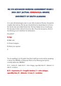 NU 518 ADVANCED NURSING ASSESSMENT EXAM 3 2026-2027 &vert;ACTUAL 400QS&AS&vert;A&plus;GRADE&vert; UNIVERSITY OF SOUTH ALABAMA