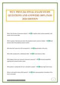 WCU PHYS 261 FINAL EXAM STUDY QUESTIONS AND ANSWERS 100&percnt; PASS 2026 EDITION