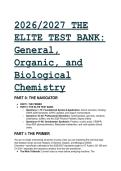 2026&sol;2027 Clinical GOB Chemistry Test Bank & Study Guide &vert; UT Austin CH 369 & CH 204