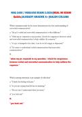 NSG 3450 &sol; NSG3450 EXAM 2&colon;2026&vert;REAL 90 EXAM Qs&As&vert;ALREADY GRADED A&plus;&vert;GALEN COLLEGE