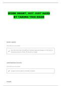 KNH 188 MIAMI UNIVERSITY PHYSICAL ACTIVITY AND HEALTH SLIGER EXAM 1 QUESTIONS AND CORRECT ANSWERS