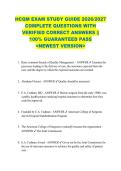HCQM EXAM STUDY GUIDE 2026&sol;2027  COMPLETE QUESTIONS WITH  VERIFIED CORRECT ANSWERS &vert;&vert;  100&percnt; GUARANTEED PASS  <NEWEST VERSION> 