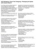 ACQ 202 Module 3 Exam&colon; Part I Designing - Prototyping the System with Answers Rated A