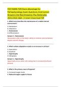 TEST BANK FOR Davis Advantage for  Pathophysiology Exam Questions And Correct  Answers &lpar;Verified Answers&rpar; Plus Rationales  2025&sol;2026 Q&A &vert; Instant Download Pdf 