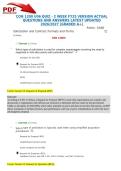 CON 1200 U06 QUIZ - 2 WEEK FY25 VERSION ACTUAL QUESTIONS AND ANSWERS LATEST UPDATED 2026&sol;2027 &lpar;GRADED A&plus;&rpar; 