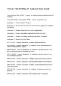 TFM 08- FIRE SPRINKLER RULES STUDY GUIDE