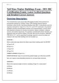 Tall Mass Timber Buildings Exam - 2021 IBC  Certification Exam &vert; Latest Verified Questions  and Detailed Correct Answers