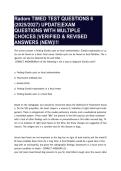 Radom TIMED TEST QUESTIONS 6 &lpar;2025&sol;2027&rpar; UPDATE&vert;EXAM QUESTIONS WITH MULTIPLE CHOICES &vert;VERIFIED & REVISED ANSWERS &lpar;NEW&rpar;&excl;&excl;