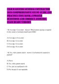 CSLB B LICENSE GENERAL CONTRACTOR 2026 Comprehensive Study Guide and Practice Test Bank &vert; Updated Questions and Correct Answers &vert; Exam Ready Version