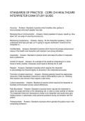 STANDARDS OF PRACTICE - CORE CHI HEALTHCARE  INTERPRETER EXAM STUDY GUIDE