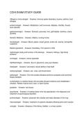 CCHI EXAM STUDY GUIDE