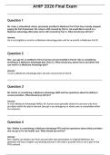 AHIP 2026 Final Exam &vert; 50 Questions and Answers