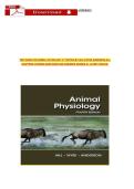 TEST BANK FOR ANIMAL PHYSIOLOGY 4TH EDITION BY HILLS WYSE ANDERSON ALL CHAPTERS COVERED QUESTIONS AND ANSWERS GRADED A&plus; LATEST UPDATE&period;