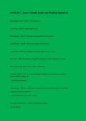 NUSA 207 &ndash; Exam 3 Study Guide and Practice Questions