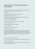 NUR 301 Final Exam &ndash; Comprehensive Study Guide and Practice Questions