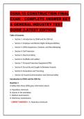 OSHA-10 CONSTRUCTION FINAL  EXAM &ndash; COMPLETE ANSWER KEY  & GENERAL INDUSTRY TEST  GUIDE &lpar;LATEST EDITION&rpar;