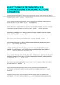ELECTRONICS TECHNICIAN E-5 ADVANCEMENT EXAM AND ACTUAL ANSWERS&period;