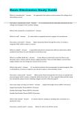 Basic Electronics Study Guide