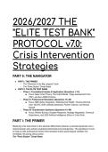 2026&sol;2027 Elite Crisis Intervention Strategies Test Bank &vert; James&comma; Whisenhunt & Myer &vert; Q&A with Rationales