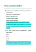 NV C15a Roofing Spanish Exam 