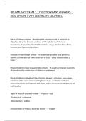 BDUSMI 2402 EXAM 2 &vert; QUESTIONS ANS ANSWERS &vert; 2026 UPDATE &vert; WITH COMPLETE SOLUTION&period;