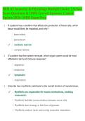 HESI A2 Anatomy & Physiology Bundle &lpar;8 Documents&rpar; 2026 &vert; Actual Exam Questions & 100&percnt; Correct Answers &vert; Latest Update &vert; Complete HESI Prep Pack