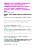 UCLA EKG TEST PAPER 2026 QUESTIONS & VERIFIED ANSWERS &vert; COMPLETE ECG INTERPRETATION STUDY GUIDE &vert; CARDIAC RHYTHMS&comma; ARRHYTHMIAS & CLINICAL PRACTICE TEST &vert; GRADED A&plus; GUARANTEED PASS