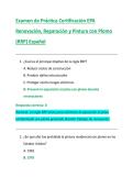 Examen de Pr&aacute;ctica Certificaci&oacute;n EPA  Renovaci&oacute;n&comma; Reparaci&oacute;n y Pintura con Plomo  &lpar;RRP&rpar; Espa&ntilde;ol 