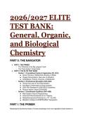 2026&sol;2027 General&comma; Organic & Biological Chemistry Test Bank &lpar;Frost & Deal 4th Ed&rpar; - Clinical & Nursing Focus 