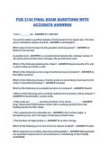 PCB 3134 FINAL EXAM QUESTIONS WITH ACCURATE ANSWERS