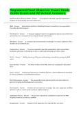 Registered Roof Observer Exam Study Guide Exam and All Actual Answers&period;