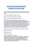 N138 CHP 26 GU QUIZ WITH COMPLETE SOLUTIONS