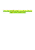 WGU C845 VUN1 Task 1&comma;2&3 Passed Latest Update with Complete Solution 2026