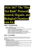 2026&sol;2027 Elite Test Bank & Study Guide&colon; General&comma; Organic&comma; and Biological Chemistry &lpar;4th Ed&period;&rpar; - Clinical & Nursing Focus