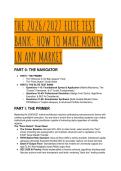 2026&sol;2027 Elite Finance Test Bank&colon; Hedge Fund Tactics&comma; Portfolio Management & Macroeconomics &lpar;Includes UT Austin McCombs FAP Concepts&rpar;
