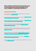 DOD CYBER AWARENESS CHALLENGE 2023  EXAM QUESTIONS AND ANSWERS WITH  100&percnt; CORRECT ANSWERS GRADED A&plus; 