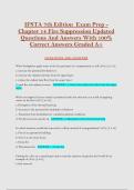 IFSTA 7th Edition  Exam Prep -  Chapter 14 Fire Suppression Updated  Questions And Answers With 100&percnt;  Correct Answers Graded A&plus; 