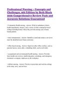 Professional Nursing &ndash; Concepts and Challenges&comma; 9th Edition by Beth Black 2026 Comprehensive Review Pack and Accurate Solutions Guaranteed