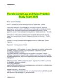 Florida Dental Law and Rules Practice  Study Exam 2026