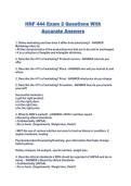 HNF 444 Exam 2 Questions With Accurate Answers