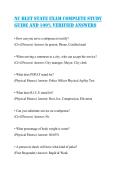 NC BLET State Exam Complete Study Guide and 100&percnt; Verified Answers