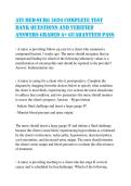 ATI MED-SURG 2026 COMPLETE TEST BANK QUESTIONS AND VERIFIED ANSWERS GRADED A&plus; GUARANTEED PASS