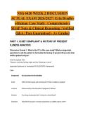 NSG 6420 WEEK 2 DISCUSSION ACTUAL EXAM 2026&sol;2027 &vert; Erin Bradley i-Human Case Study &vert; Comprehensive SOAP Note & Clinical Reasoning &vert; Verified Q&A &vert; Pass Guaranteed - A&plus; Graded