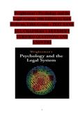 Ace Legal Psychology Exams &vert; Psychology and the Legal System &lpar;10th Edition&rpar; &ndash; Instructor Test Bank Companion &colon; Complete Chapter-by-Chapter Comprehensive Exam Preparation & Practice Question Bank