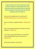 FLORIDA TERMITE TEST FINAL EXAM 2026&sol;2027 BANK ACCURATE CURRENTLY TESTING EXAM WITH ACTUAL QUESTIONS AND DETAILED QUESTIONS WITH DETAILED VERIFIED ANSWERS &sol; EXAM QUESTIONS AND VERIFIED ANSWERS &vert;ALREADY GRADED A&plus;&vert; 