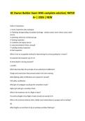 BC Owner Builder Exam With complete solution&vert; RATED A&plus; &vert; 2026 &vert; NEW 
