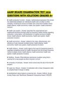 AANP BOARD EXAMINATION TEST 2026 QUESTIONS WITH SOLUTIONS GRADED A&plus;